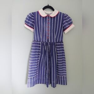 VINTAGE girls dress with pockets